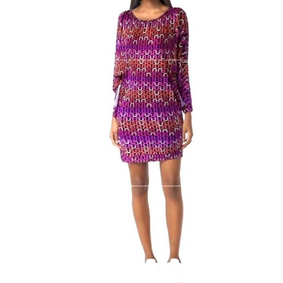 TRINA TURK Echo chain Swim Tunic Coverup Size  M NWT Beach Pool Vacation Resort - Picture 1 of 8
